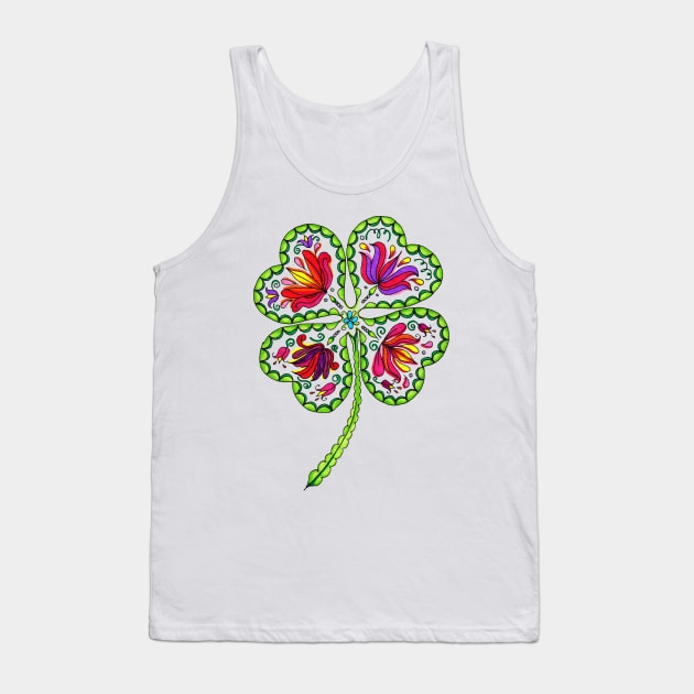 Four-leaf clover Tank Top by kasmodiah